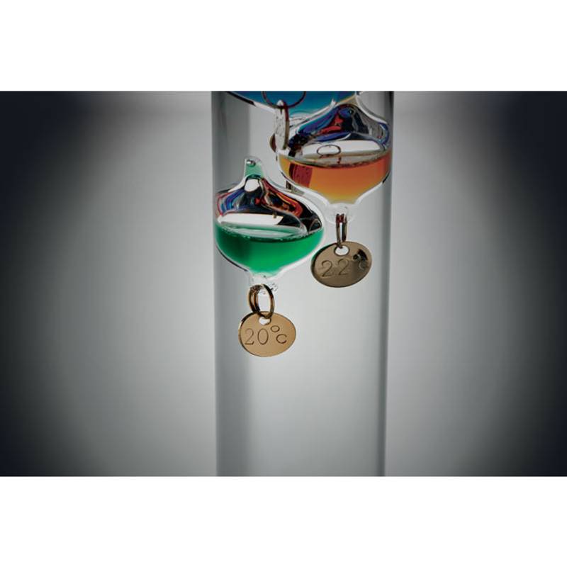 Teplomer Galileo sklenený 28cm, transparentná Teplomer Galileo sklenený 28cm, transparentná