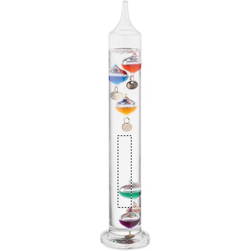 Teplomer Galileo sklenený 28cm, transparentná Teplomer Galileo sklenený 28cm, transparentná