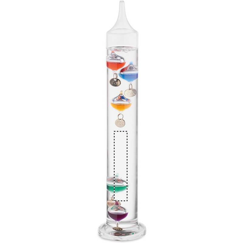 Teplomer Galileo sklenený 28cm, transparentná Teplomer Galileo sklenený 28cm, transparentná