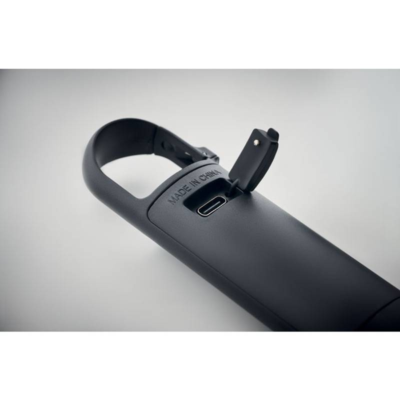 Kapesní COB svítilna, černá Kapesní COB svítilna, černá