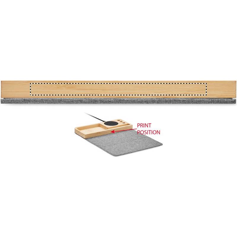 Bezdrôtová 15W nabíjačka, hnedá Bezdrôtová 15W nabíjačka, hnedá