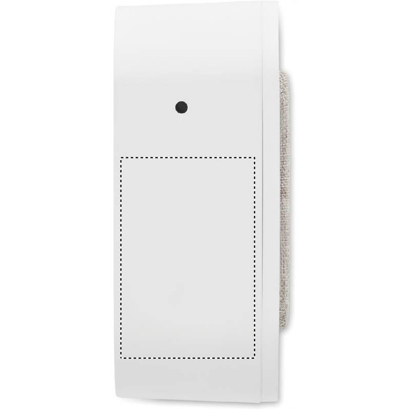 Budík s LED světlem, bílá Budík s LED světlem, bílá