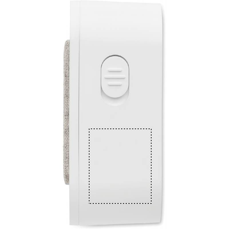 Budík s LED světlem, bílá Budík s LED světlem, bílá