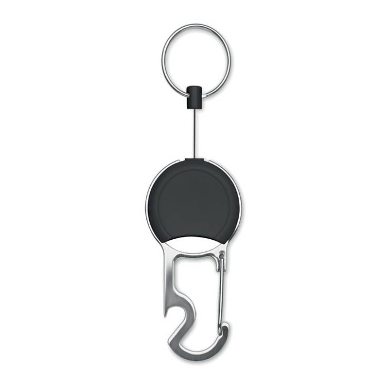 Samonavíjecí držák klipem, černá Samonavíjecí držák klipem, černá