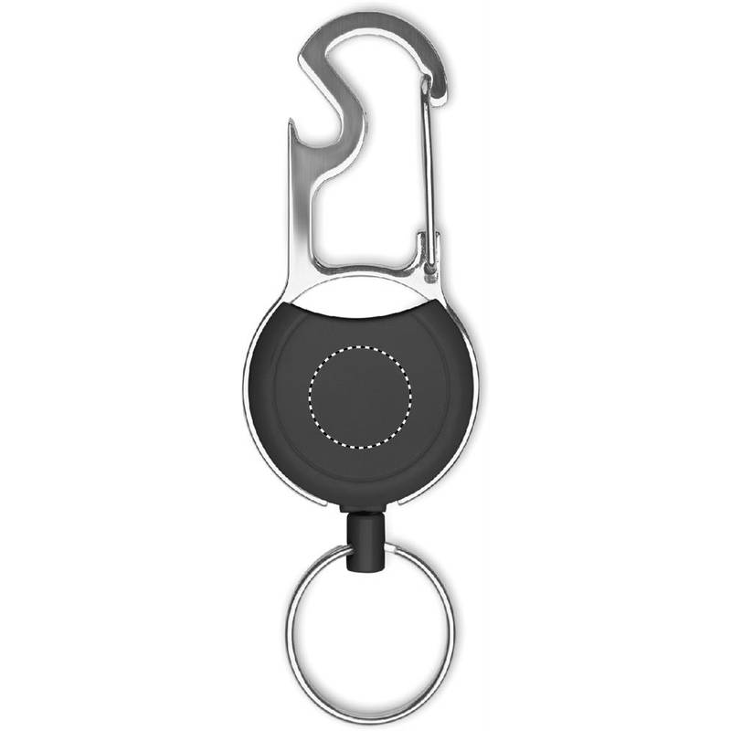 Samonavíjecí držák klipem, černá Samonavíjecí držák klipem, černá