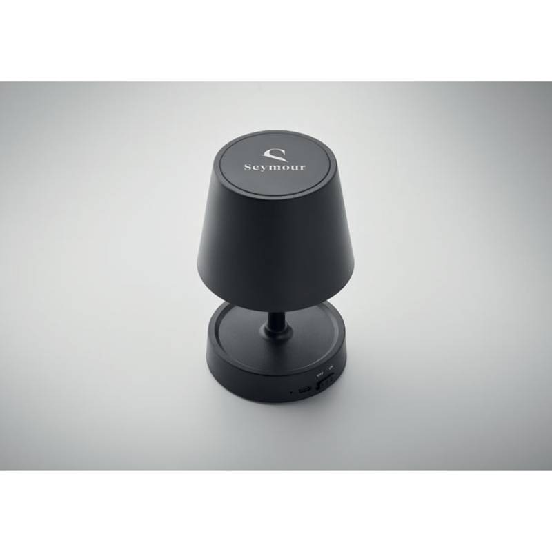 Dobíjacia stolná USB lampa, čierna Dobíjacia stolná USB lampa, čierna