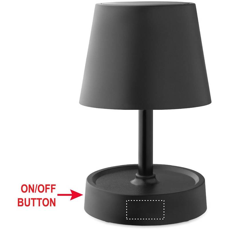 Dobíjacia stolná USB lampa, čierna Dobíjacia stolná USB lampa, čierna