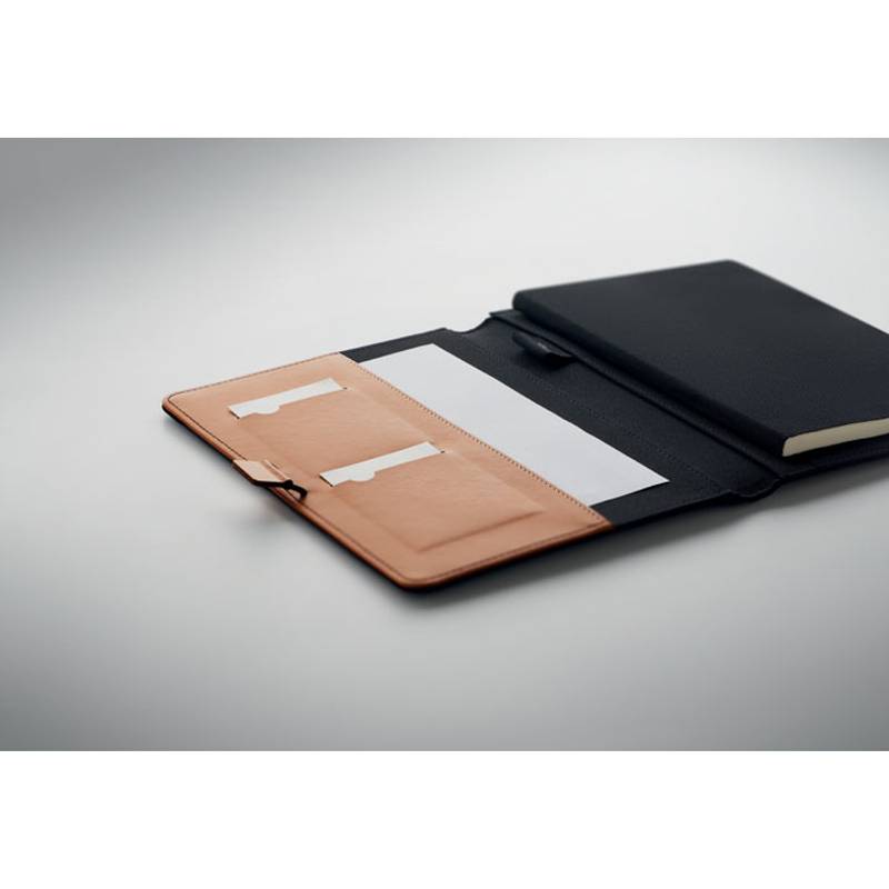 Konferenční složka A5 RPET, černá Konferenční složka A5 RPET, černá