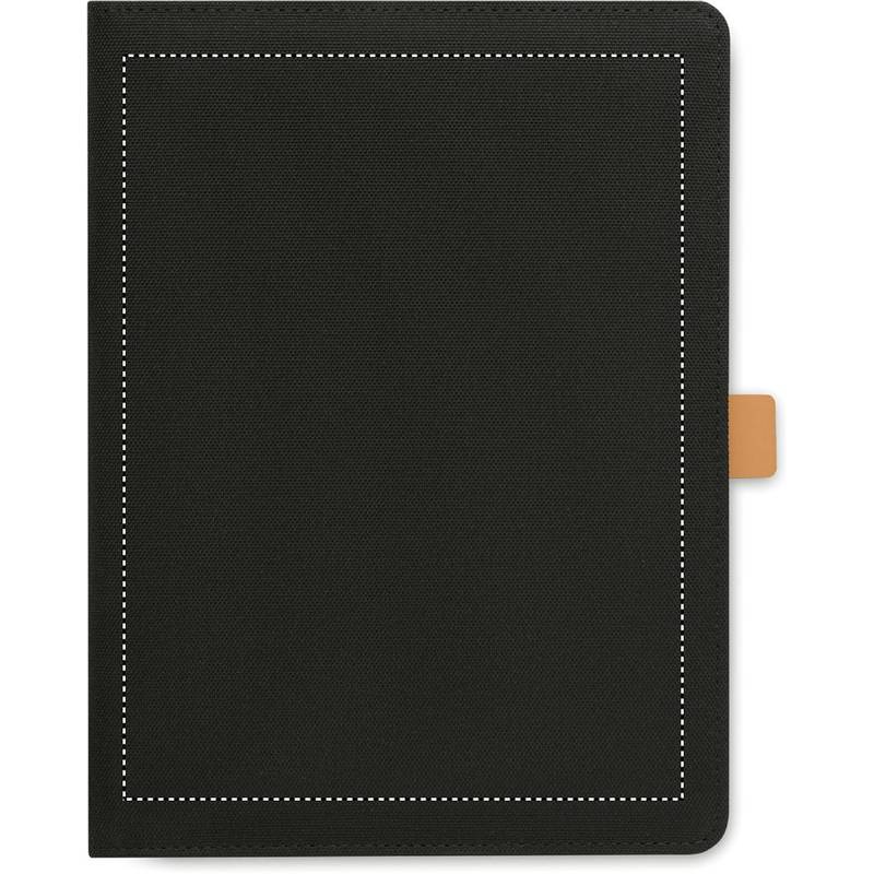 Konferenční složka A5 RPET, černá Konferenční složka A5 RPET, černá