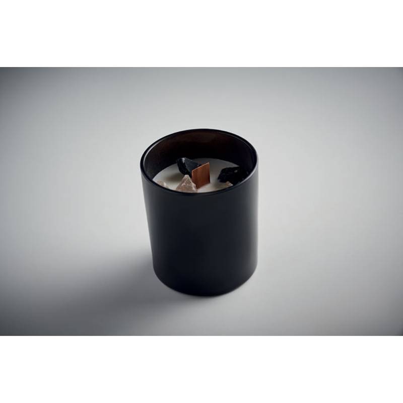 Svíčka z rostlinného vosku, černá Svíčka z rostlinného vosku, černá