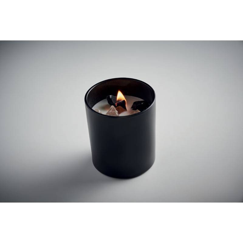 Svíčka z rostlinného vosku, černá Svíčka z rostlinného vosku, černá