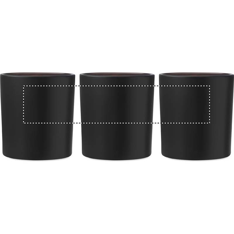 Svíčka z rostlinného vosku, černá Svíčka z rostlinného vosku, černá