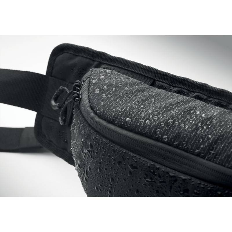 Turistická ľadvinka z nylonu, čierna Turistická ľadvinka z nylonu, čierna