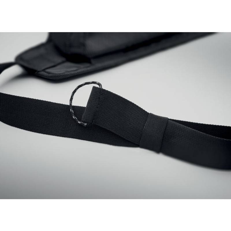 Turistická ľadvinka z nylonu, čierna Turistická ľadvinka z nylonu, čierna