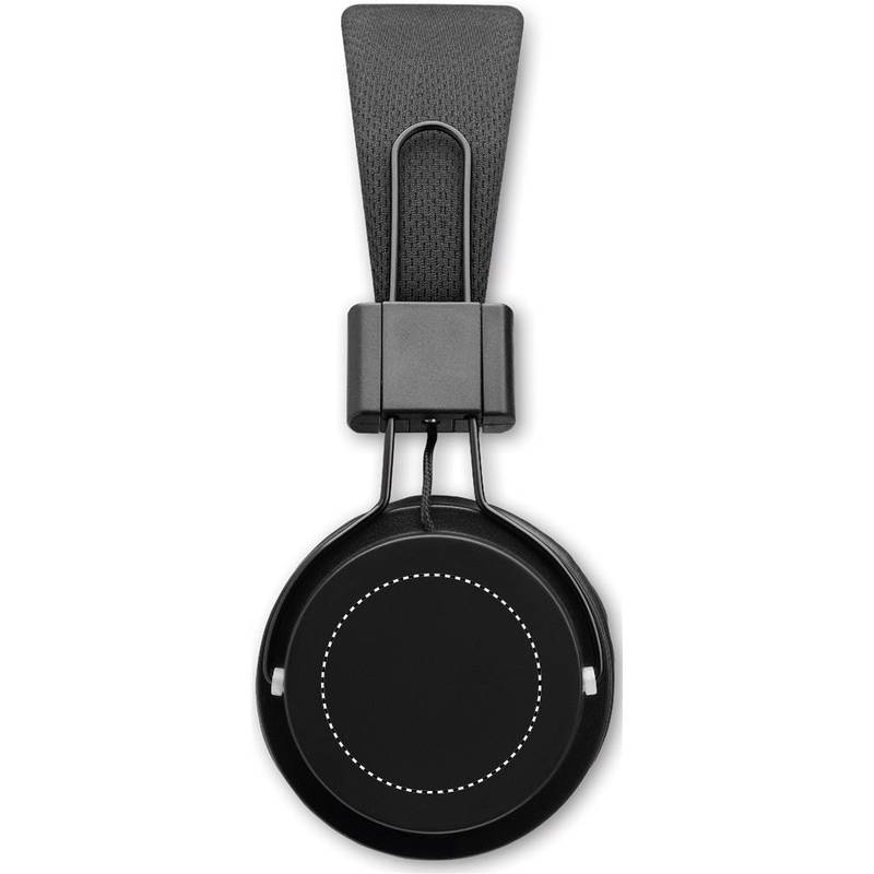 Bezdrátová skládací sluchátka ABS, černá Bezdrátová skládací sluchátka ABS, černá