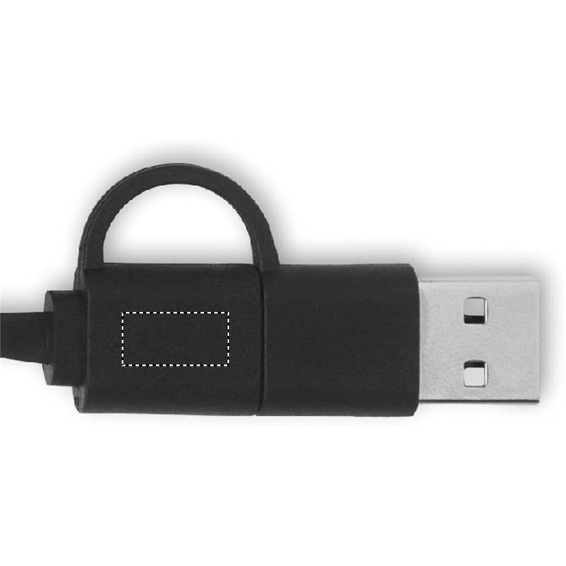 60W zvinovací nabíjací kábel, čierna 60W zvinovací nabíjací kábel, čierna