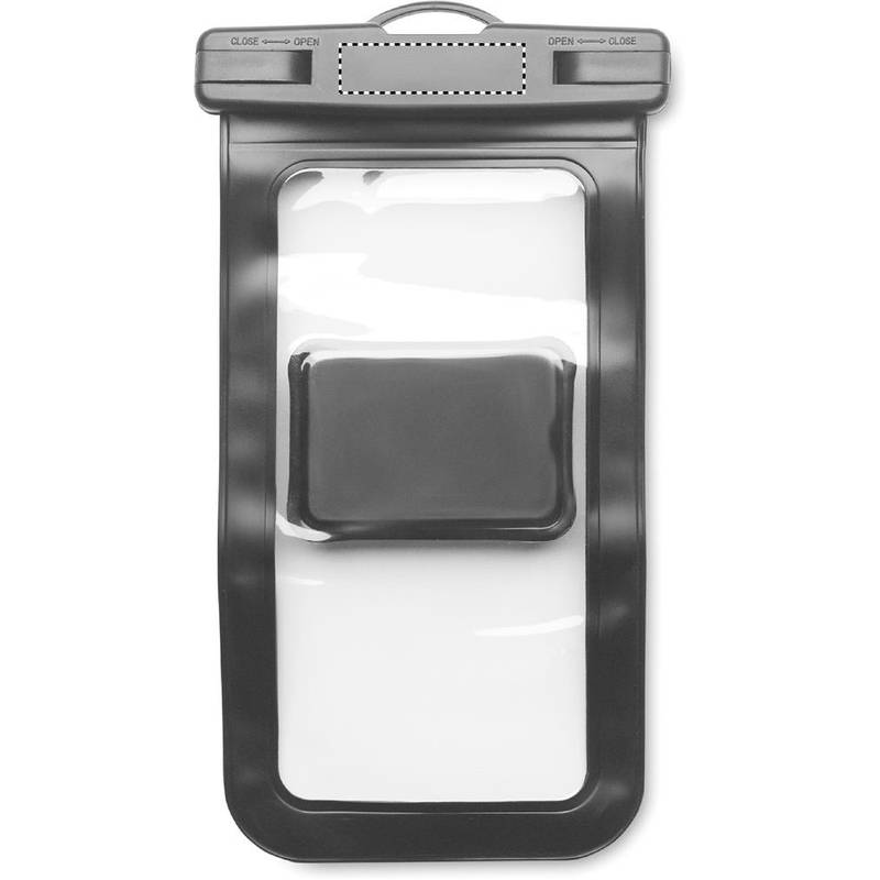 PVC pouzdro na mobil pro montáž na kolo, černá PVC pouzdro na mobil pro montáž na kolo, černá