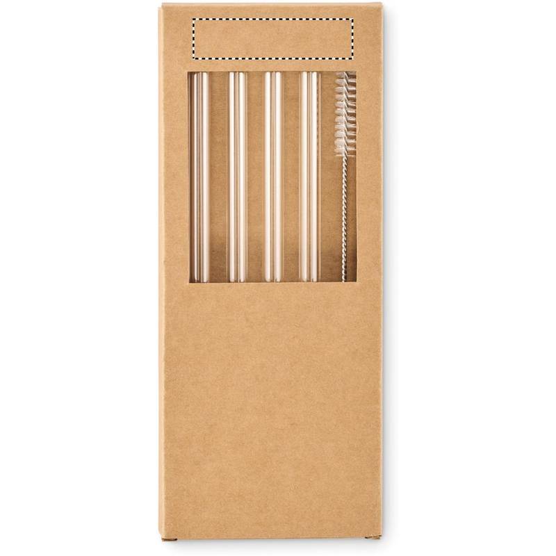 4 opakovatelně použitelné skleněné brčka, transparentní 4 opakovatelně použitelné skleněné brčka, transparentní