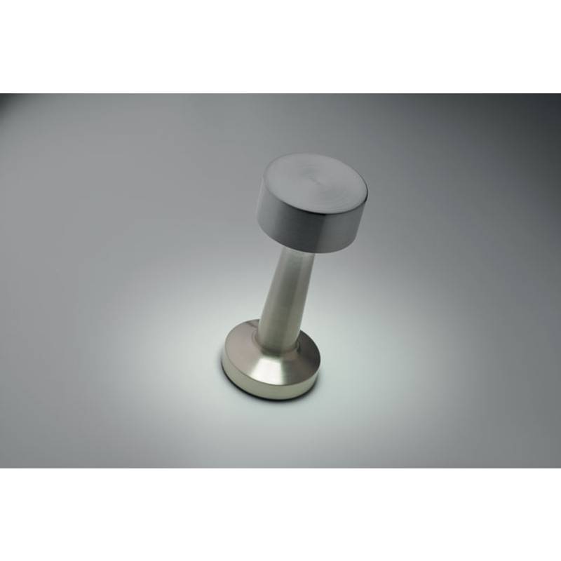 Dobíjacia kovová stolná lampa, sivá Silver Dobíjacia kovová stolná lampa, sivá Silver