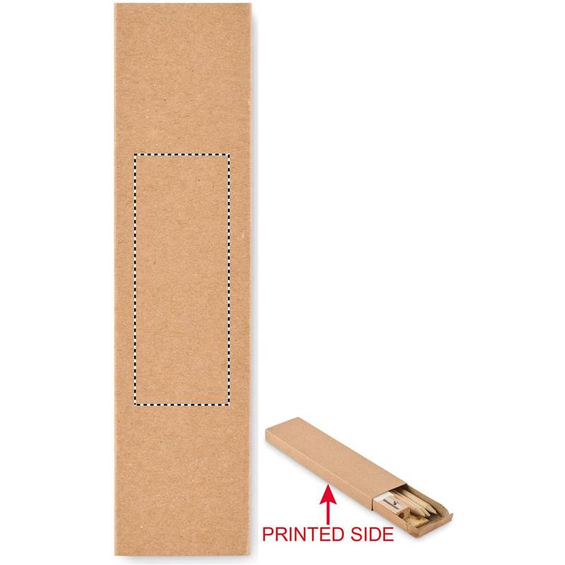 Sada psacích potřeb v krabičce, hnědá béžová Sada psacích potřeb v krabičce, hnědá béžová