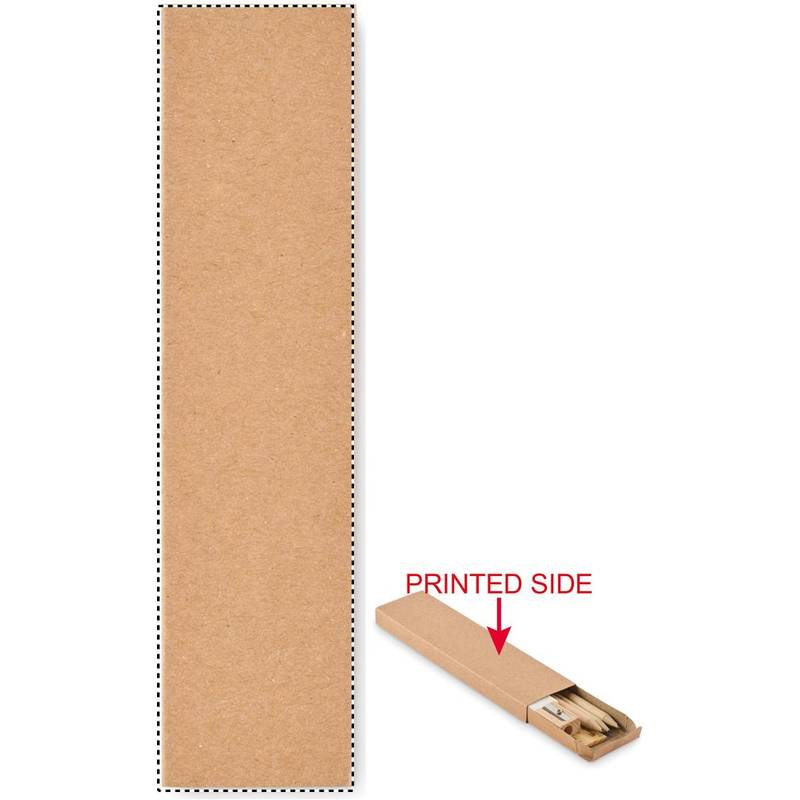 Sada psacích potřeb v krabičce, hnědá béžová Sada psacích potřeb v krabičce, hnědá béžová