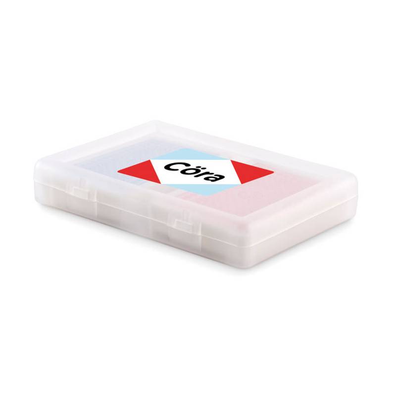 Sada klasických hracích karet, transparentní Sada klasických hracích karet, transparentní