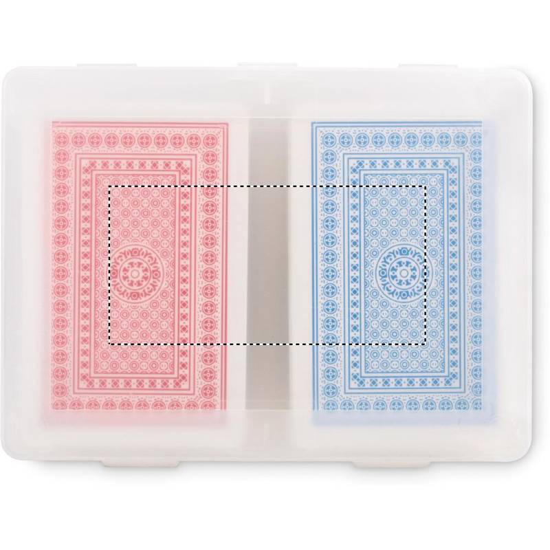 Sada klasických hracích karet, transparentní Sada klasických hracích karet, transparentní