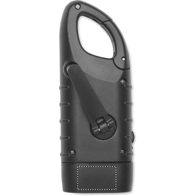 Solární svítilna s dynamem, černá Solární svítilna s dynamem, černá