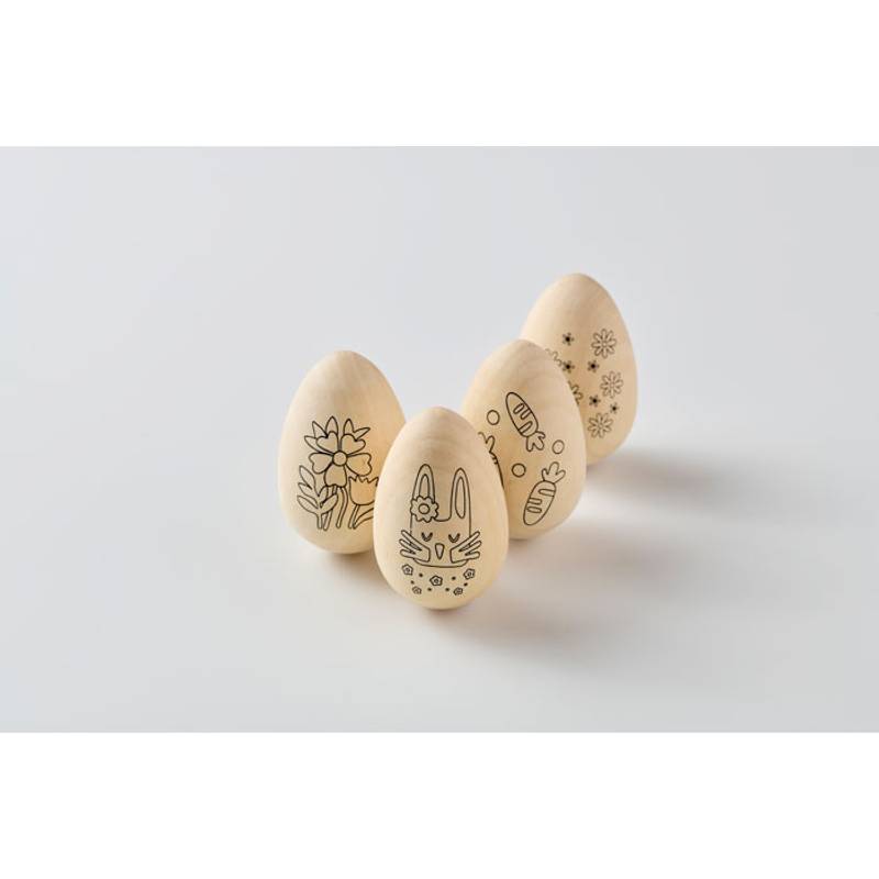 Sada na malování dřevěných vajec, hnědá Sada na malování dřevěných vajec, hnědá