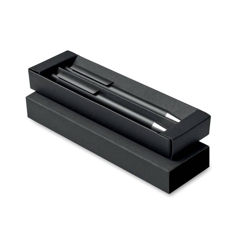 Sada propisek z recyklovaného hlin, černá Sada propisek z recyklovaného hlin, černá