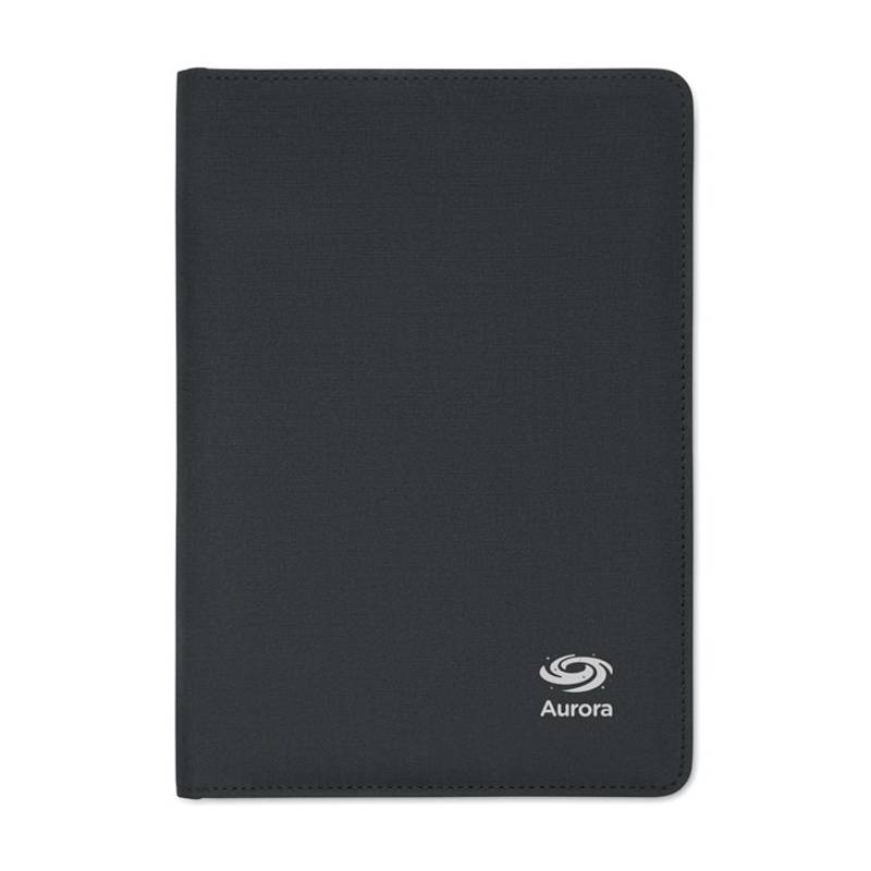 Portfolio A5 z 300D RPET, černá Portfolio A5 z 300D RPET, černá