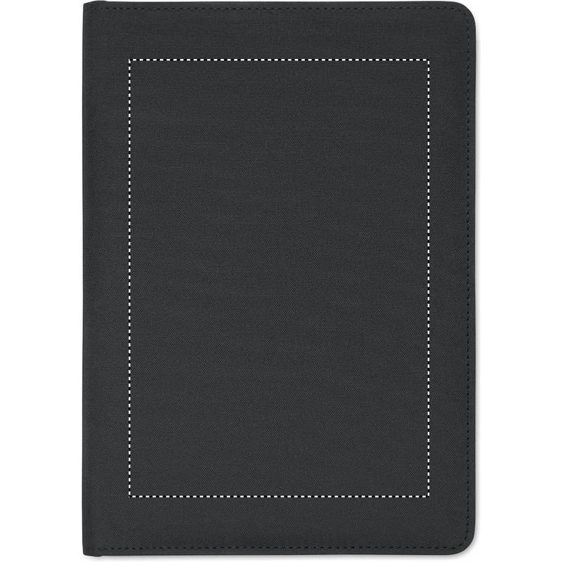 Portfolio A5 z 300D RPET, černá Portfolio A5 z 300D RPET, černá