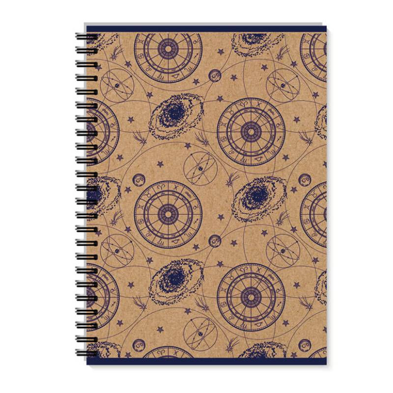 College blok A4 linajkový Zodiac kraft, viacfarebná College blok A4 linajkový Zodiac kraft, viacfarebná