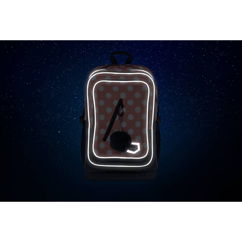 BAAGL Školní batoh Cubic Tečky BAAGL Školní batoh Cubic Tečky