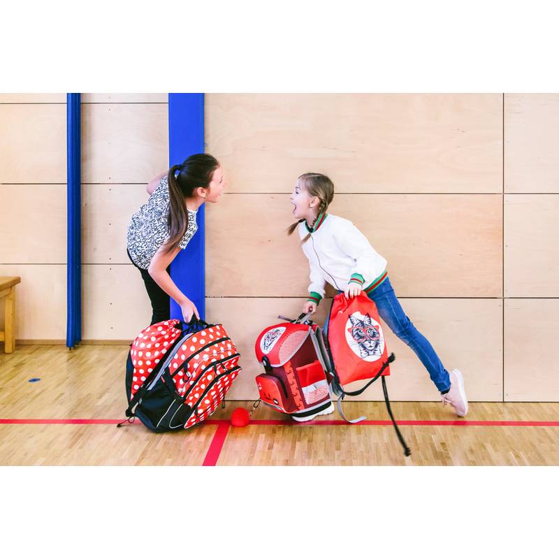 BAAGL Školní batoh Cubic Tečky BAAGL Školní batoh Cubic Tečky