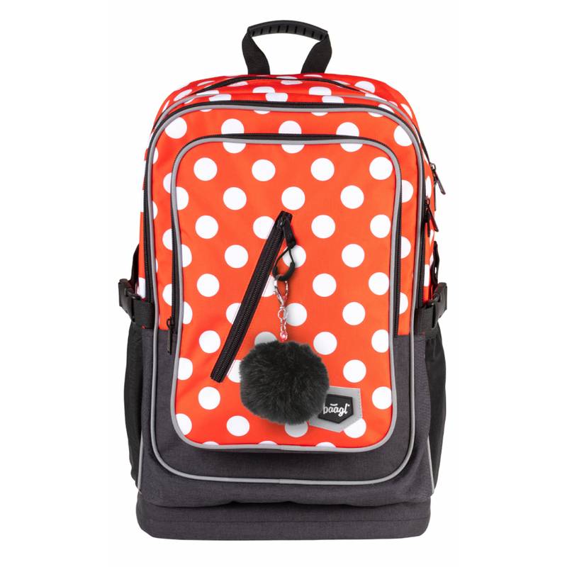 BAAGL Školní batoh Cubic Tečky BAAGL Školní batoh Cubic Tečky