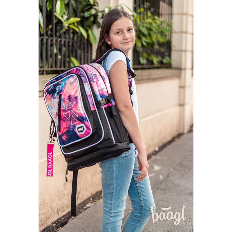 BAAGL - Školský batoh Cubic Abstrakt BAAGL - Školský batoh Cubic Abstrakt