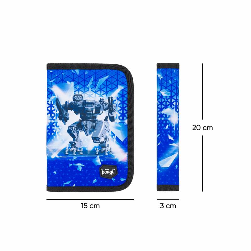 BAAGL Školní penál klasik dvě chlopně Náklaďák BAAGL Školní penál klasik dvě chlopně Náklaďák