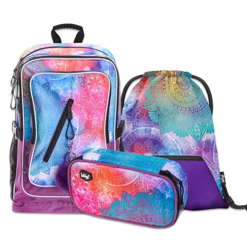 BAAGL SET 3 Mandala: batoh, penál a sáček BAAGL SET 3 Mandala: batoh, penál a sáček
