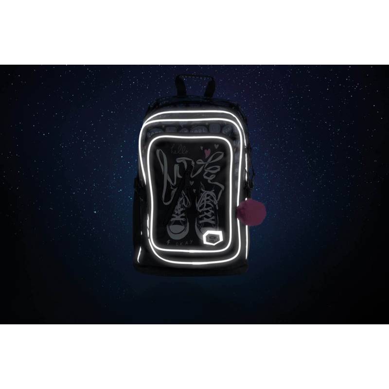 BAAGL SET 3 Tenisky: batoh, penál a sáček BAAGL SET 3 Tenisky: batoh, penál a sáček