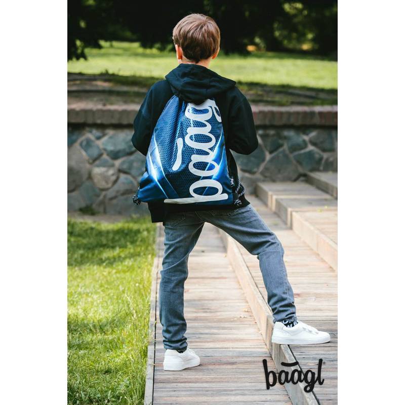 BAAGL SET 3 Skate Bluelight: batoh, penál, sáček BAAGL SET 3 Skate Bluelight: batoh, penál, sáček