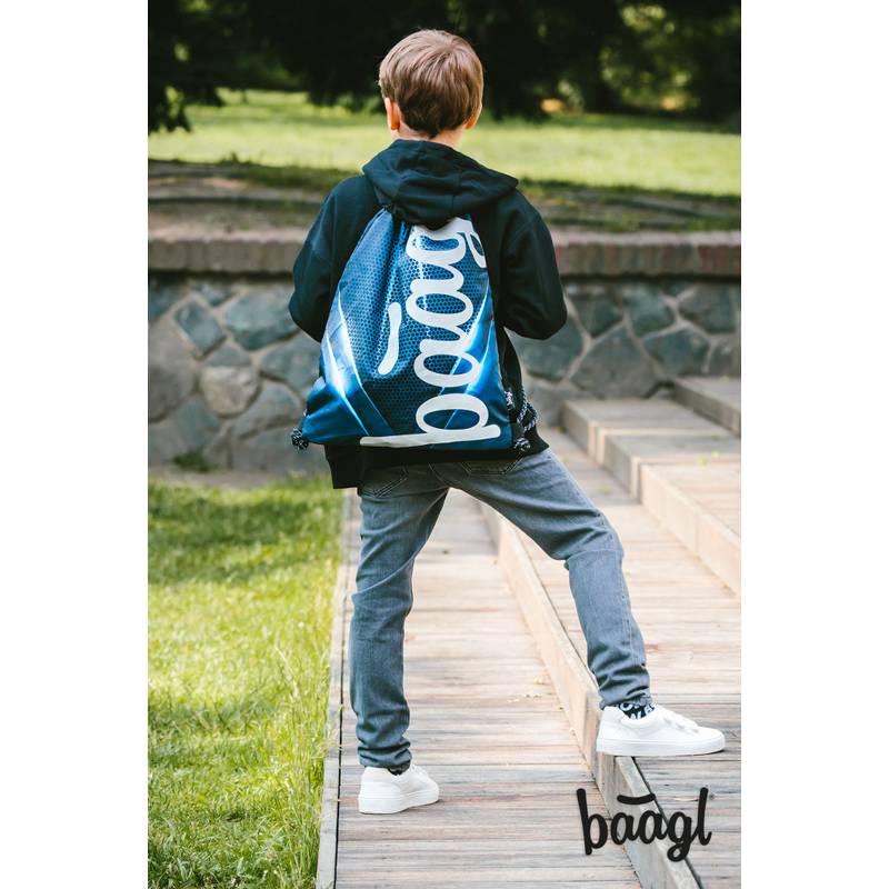 BAAGL SET 3 Skate Bluelight: batoh, penál, sáček BAAGL SET 3 Skate Bluelight: batoh, penál, sáček