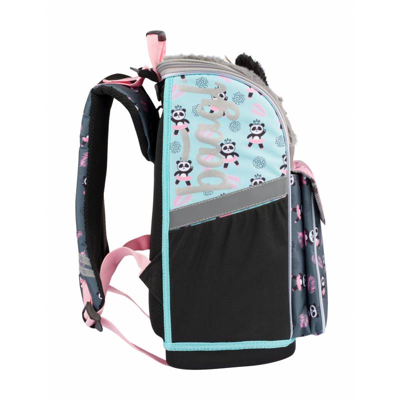 BAAGL SET 5 Zippy Panda: aktovka, penál, sáček, desky, box BAAGL SET 5 Zippy Panda: aktovka, penál, sáček, desky, box