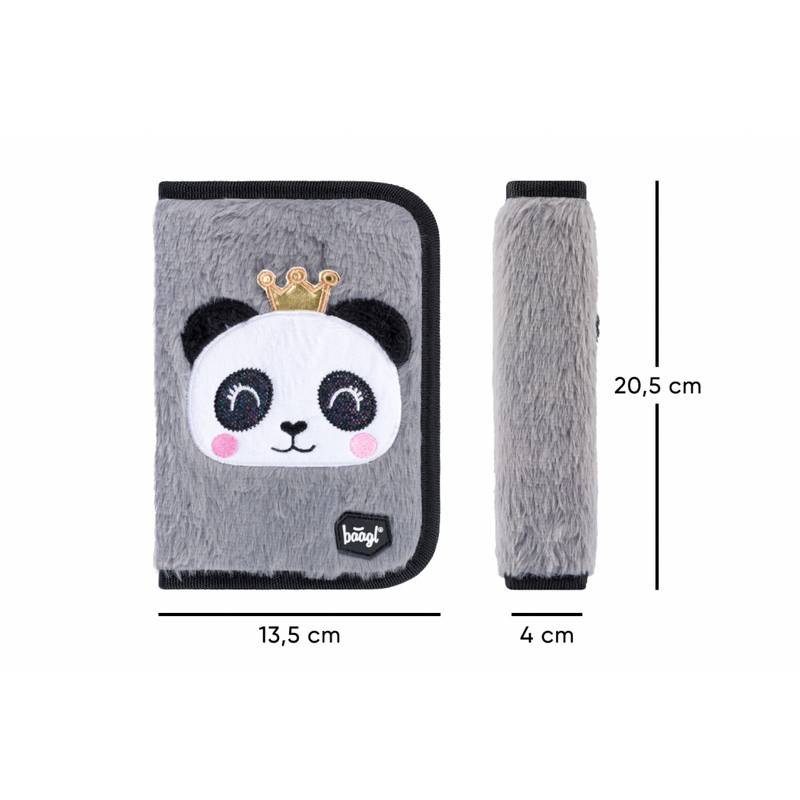 BAAGL SET 5 Zippy Panda: aktovka, penál, sáček, desky, box BAAGL SET 5 Zippy Panda: aktovka, penál, sáček, desky, box