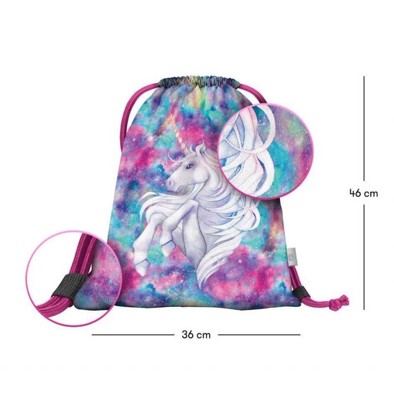 BAAGL SET 3 Shelly Jednorožec: aktovka, penál a sáček BAAGL SET 3 Shelly Jednorožec: aktovka, penál a sáček