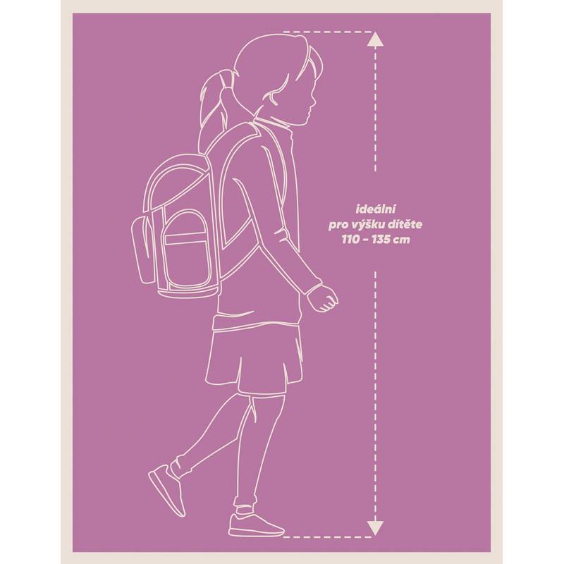 BAAGL SET 3 Shelly Jednorožec: aktovka, penál a sáček BAAGL SET 3 Shelly Jednorožec: aktovka, penál a sáček