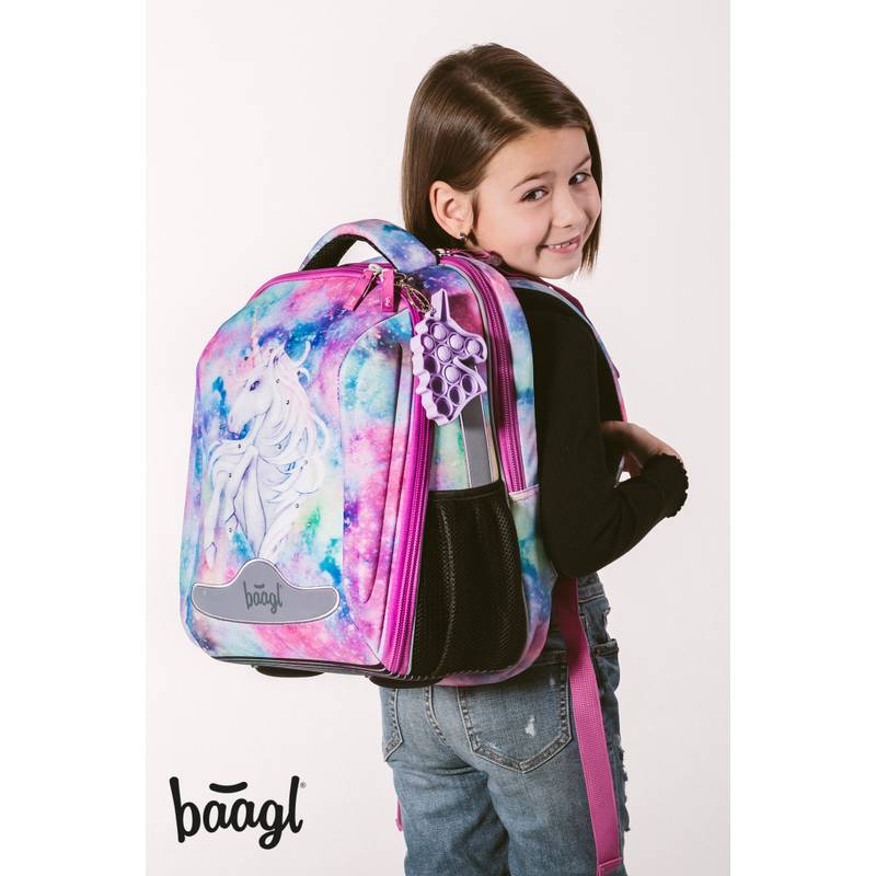 BAAGL SET 3 Shelly Jednorožec: aktovka, penál a sáček BAAGL SET 3 Shelly Jednorožec: aktovka, penál a sáček