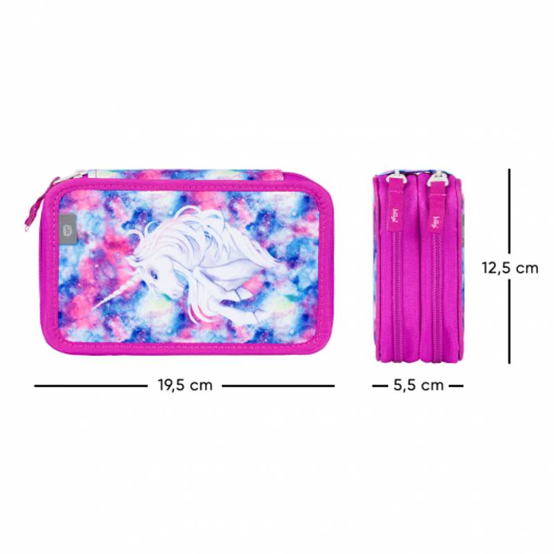 BAAGL SET 3 Shelly Jednorožec: aktovka, penál a sáček BAAGL SET 3 Shelly Jednorožec: aktovka, penál a sáček