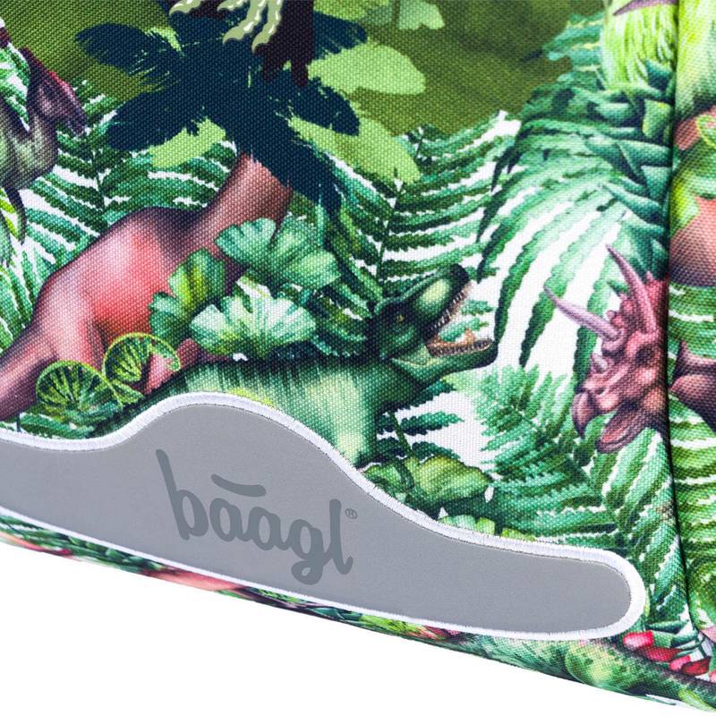 BAAGL SET 5 Shelly Dinosaurus: aktovka, penál, sáček, desky, box BAAGL SET 5 Shelly Dinosaurus: aktovka, penál, sáček, desky, box