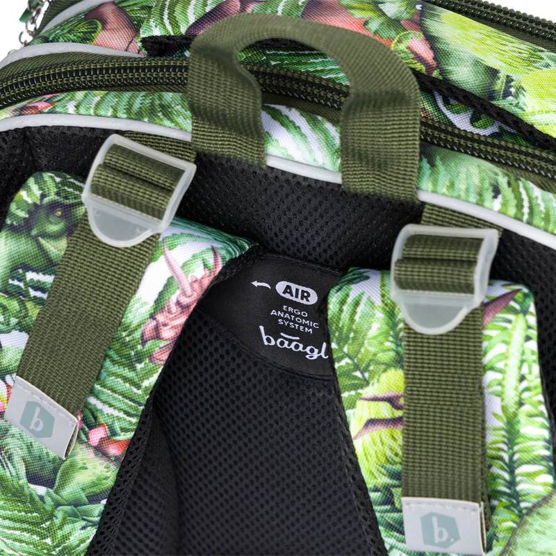 BAAGL SET 5 Shelly Dinosaurus: aktovka, penál, sáček, desky, box BAAGL SET 5 Shelly Dinosaurus: aktovka, penál, sáček, desky, box